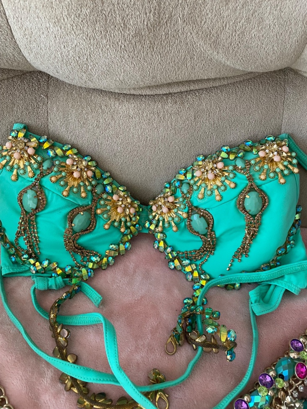Belly Dance costume. Size L - Picture 5 of 7
